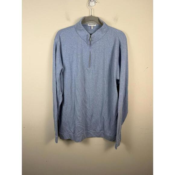 Peter Millar Other - Peter Millar 2XL XXL Crown Comfort Pullover 1/4 Zip Cottage Blue Golf